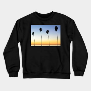 PALM TREE'S IN THE SEA DESIGN Crewneck Sweatshirt